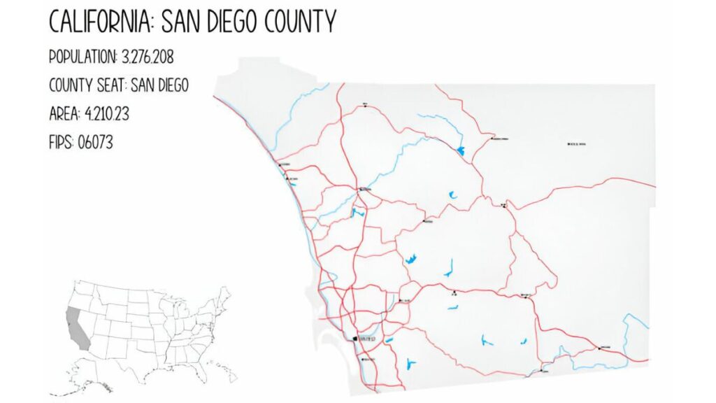 San Diego County Map - RU Transportation